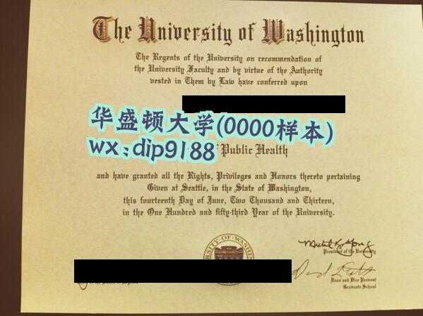 华盛顿大学学历0000毕业证样本图