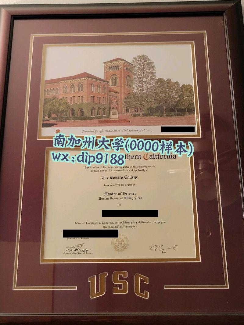 南加州大学学历0000毕业证样本图