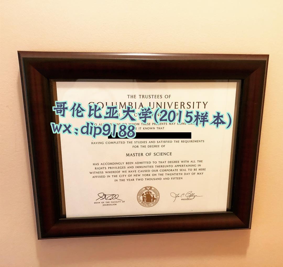 哥伦比亚大学学历2015毕业证样本图