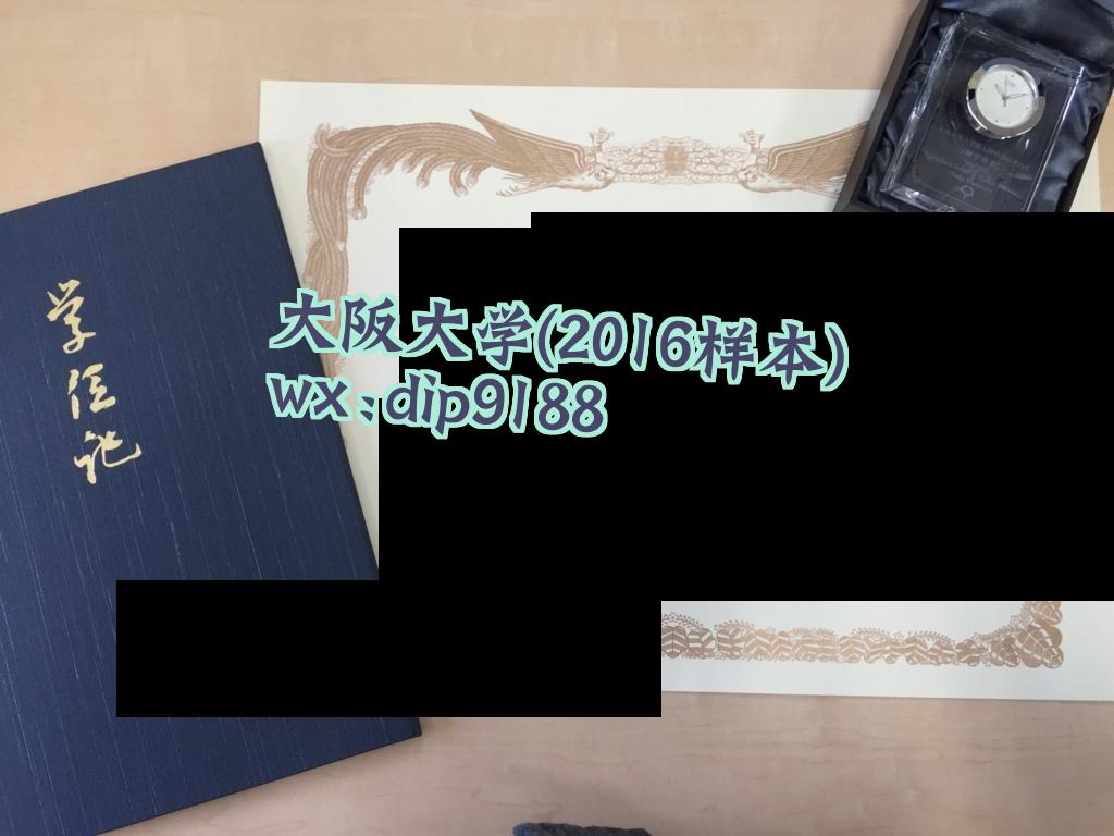 大阪大学学历2016毕业证样本图