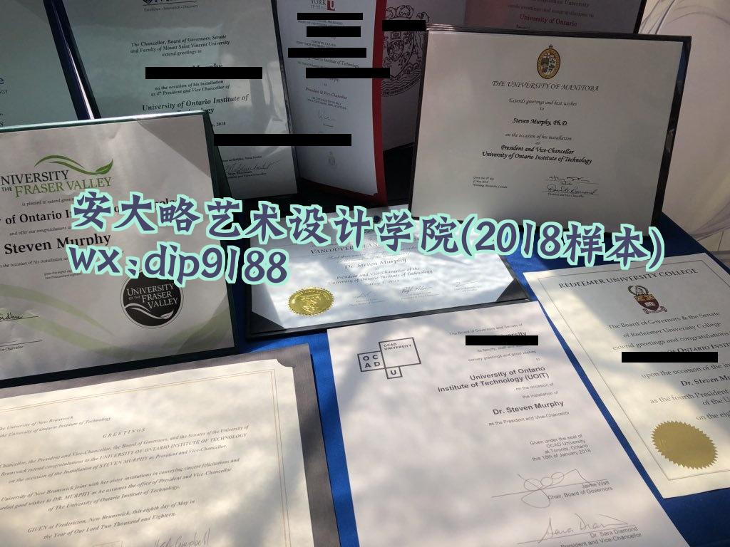 安大略艺术设计学院学历2018毕业证样本图