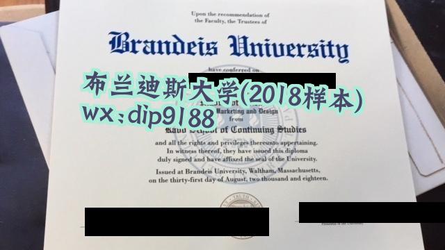 布兰迪斯大学学历2018毕业证样本图