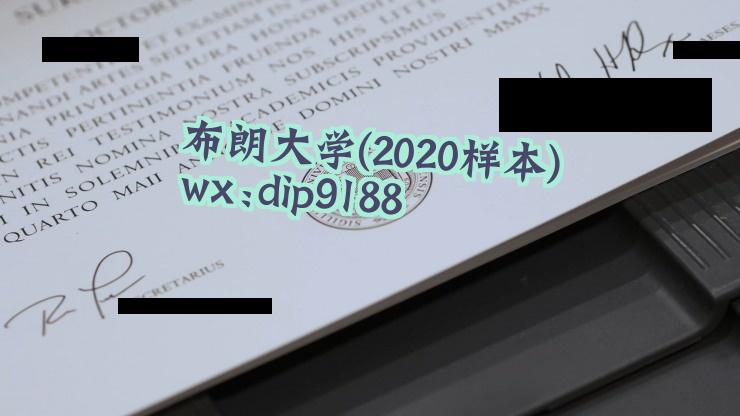 布朗大学学历2020毕业证样本图