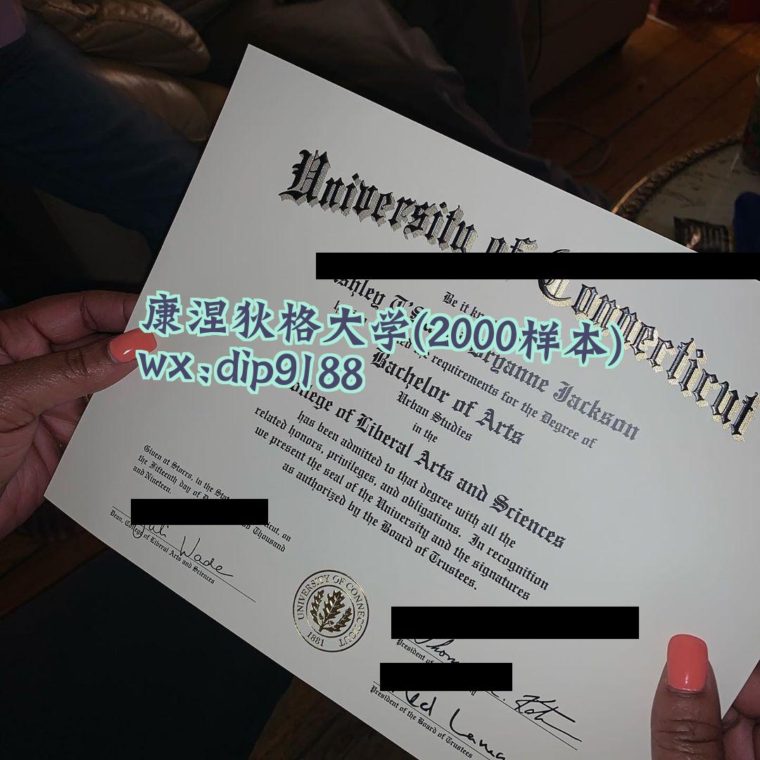 康涅狄格大学学历2000毕业证样本图