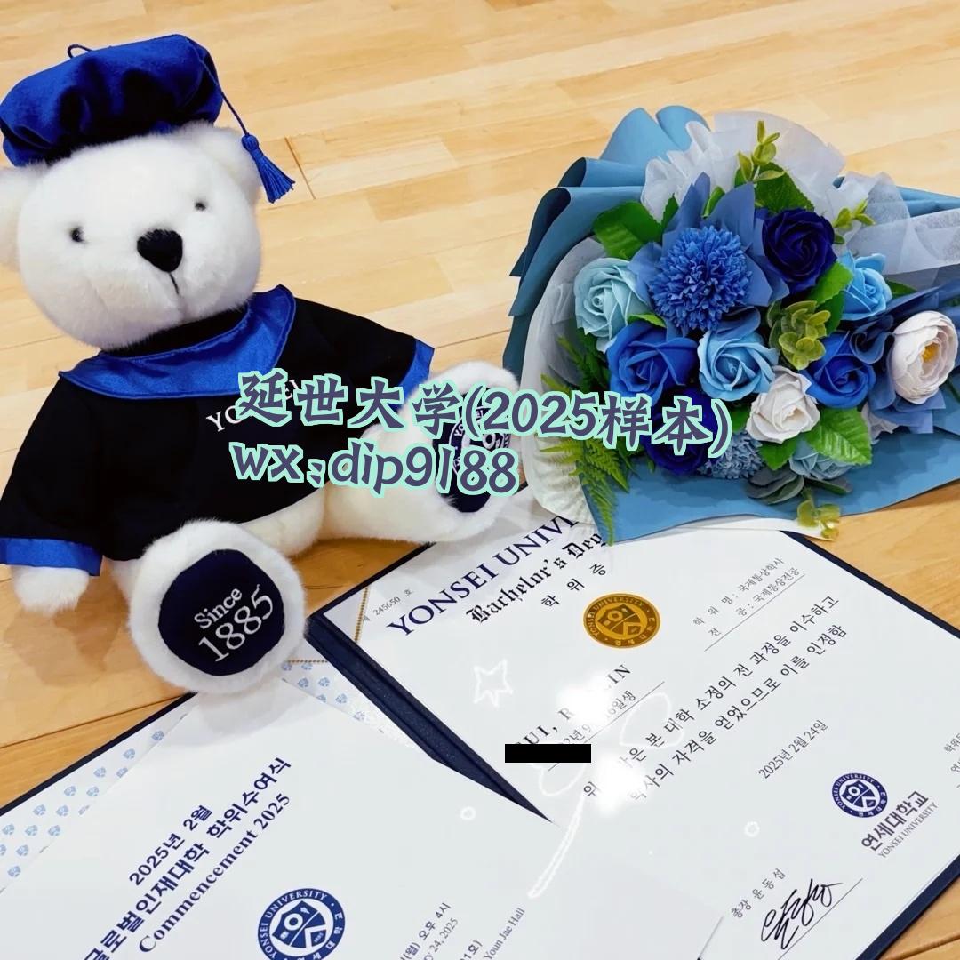 延世大学学历2025毕业证样本图