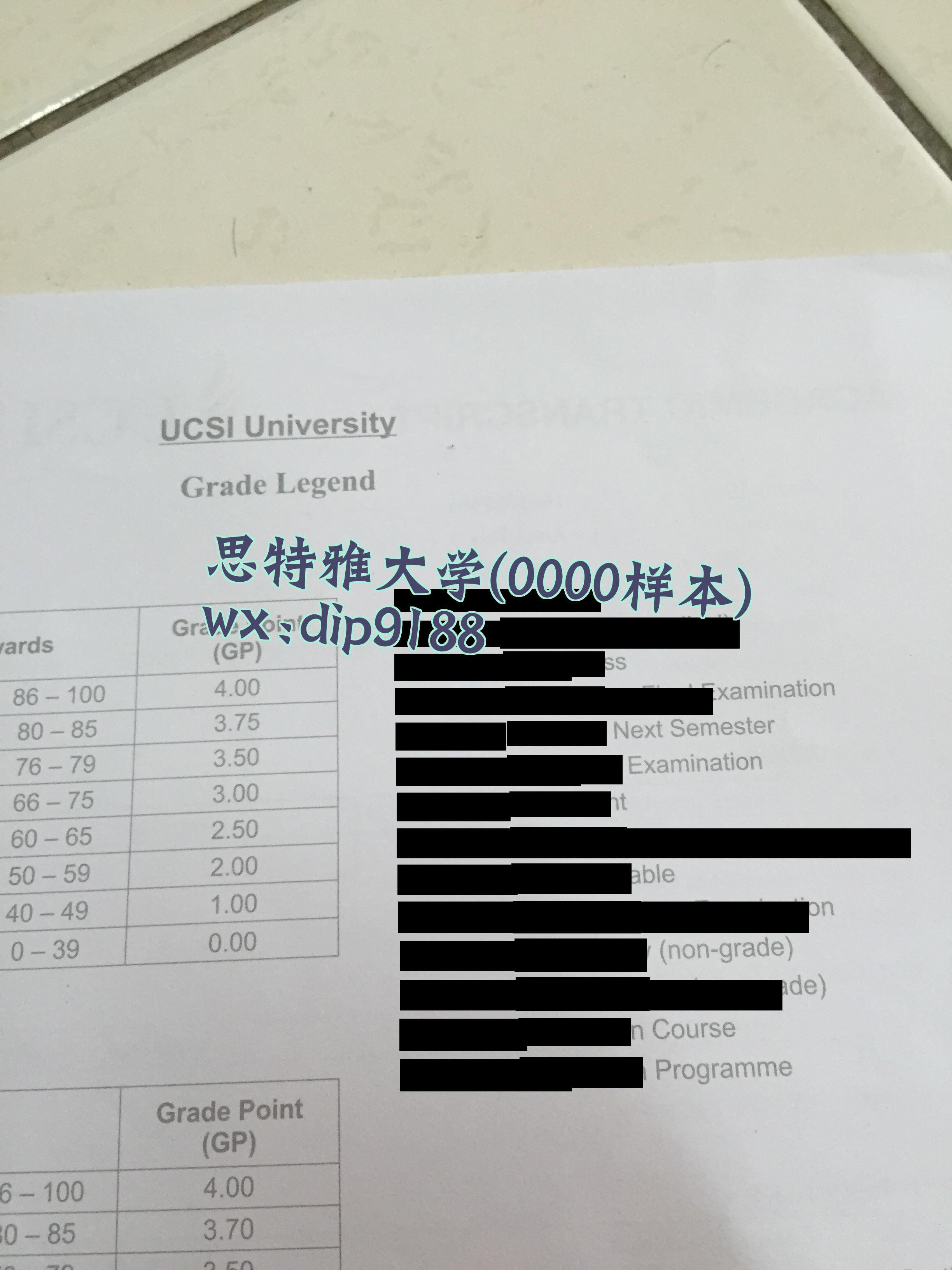 思特雅大学学历0000毕业证样本图