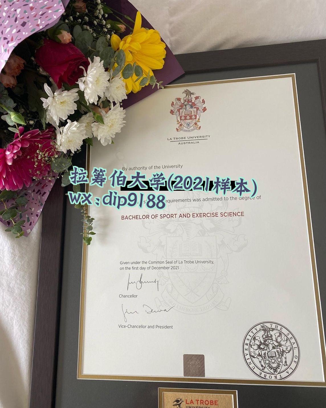 拉筹伯大学学历2021毕业证样本图