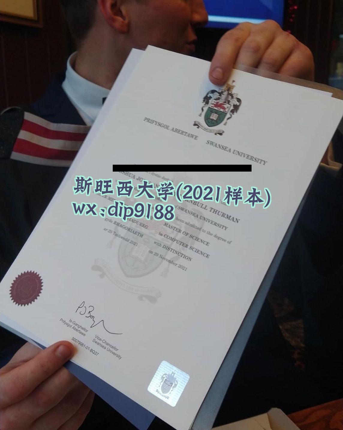 斯旺西大学学历2021毕业证样本图