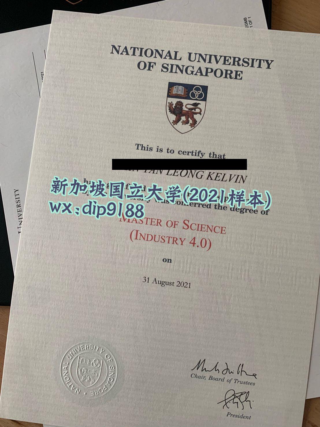 新加坡国立大学学历2021毕业证样本图