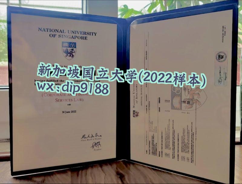 新加坡国立大学学历2022毕业证样本图