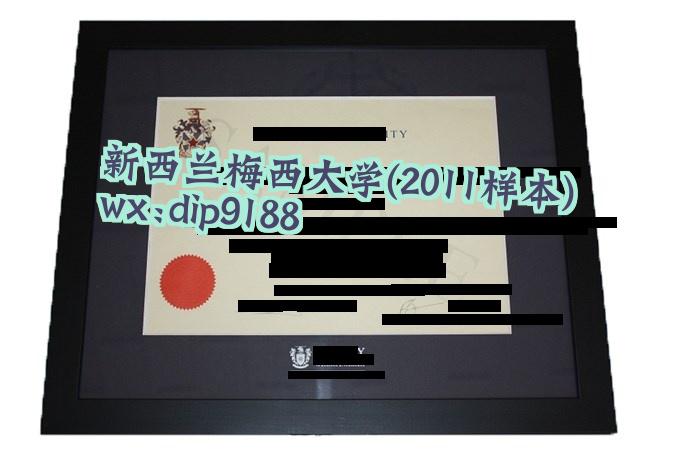 新西兰梅西大学学历2011毕业证样本图