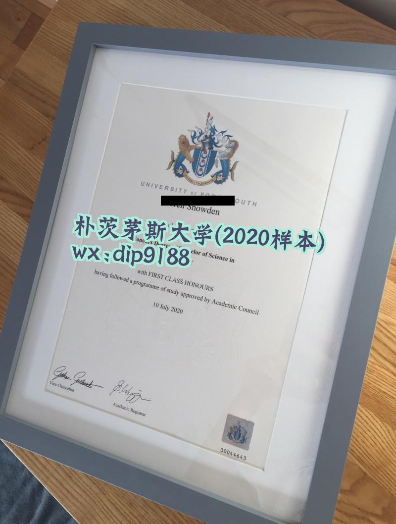 朴茨茅斯大学学历2020毕业证样本图