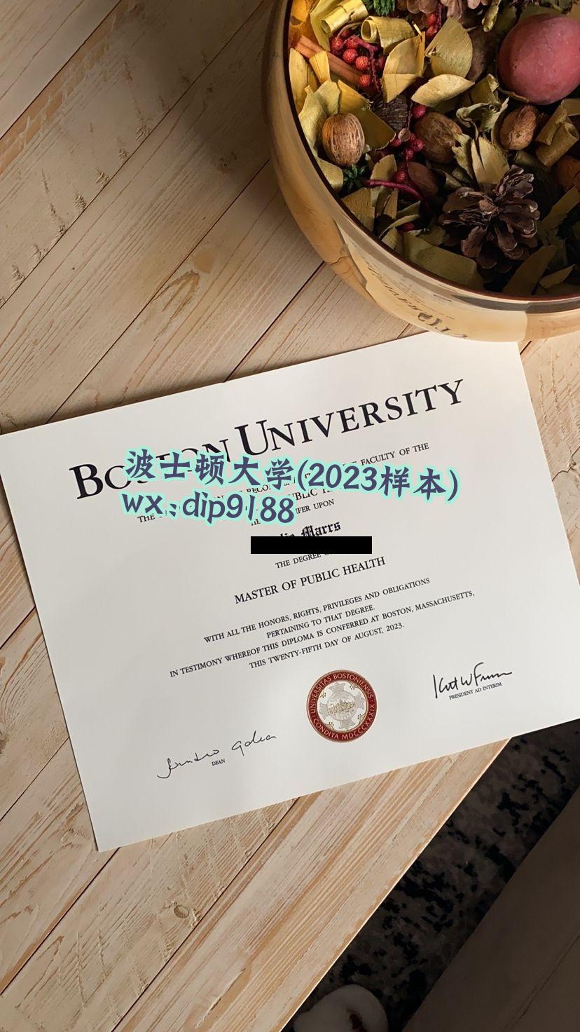 波士顿大学学历2023毕业证样本图