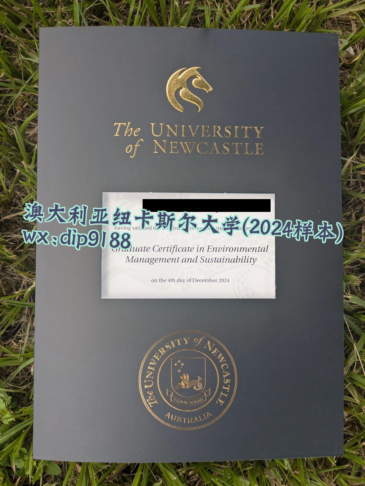 澳大利亚纽卡斯尔大学学历2024毕业证样本图