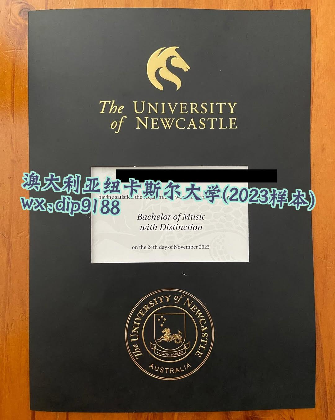澳大利亚纽卡斯尔大学学历2023毕业证样本图