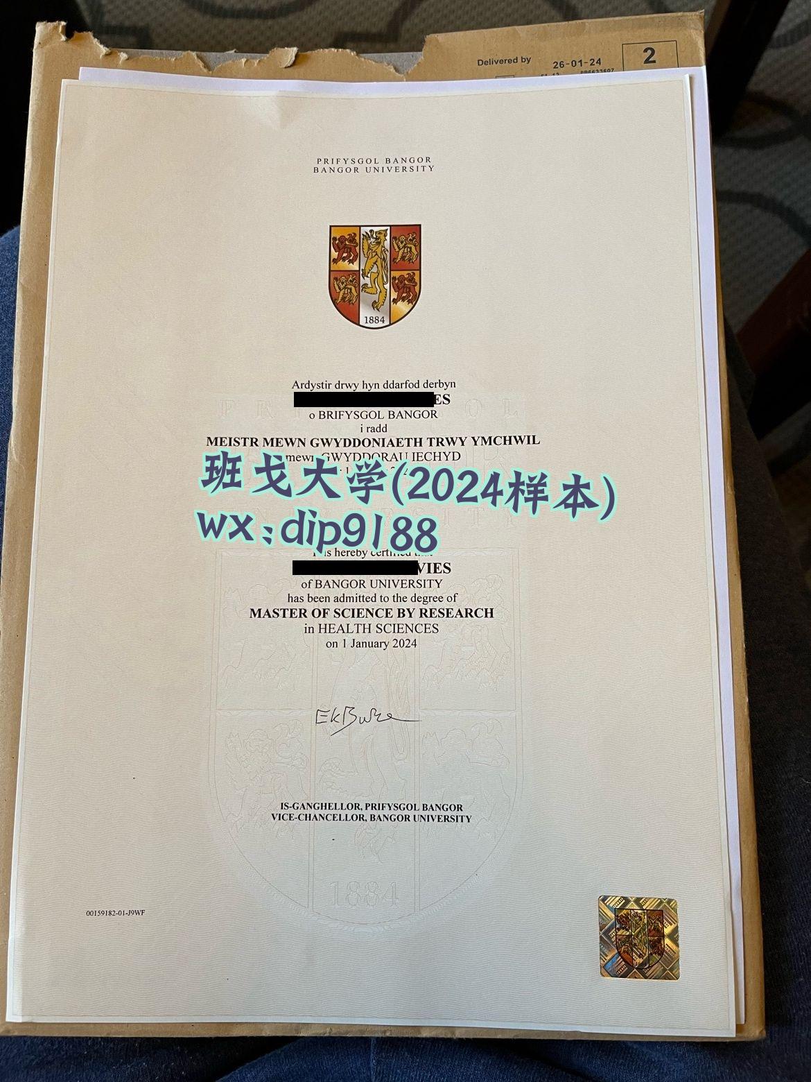 班戈大学学历2024毕业证样本图