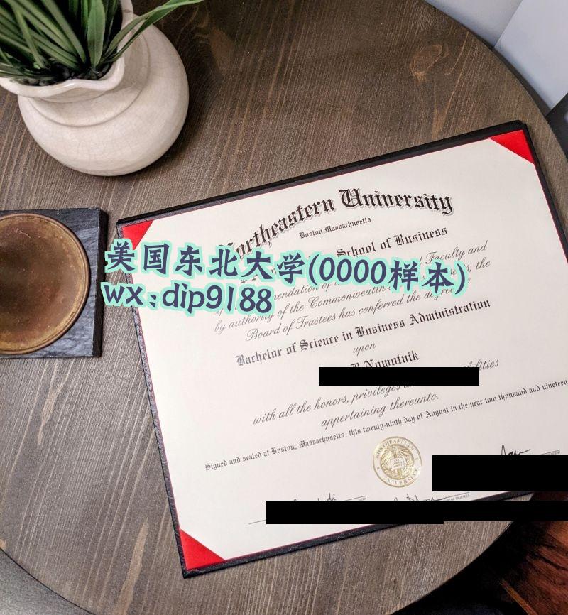 美国东北大学学历0000毕业证样本图