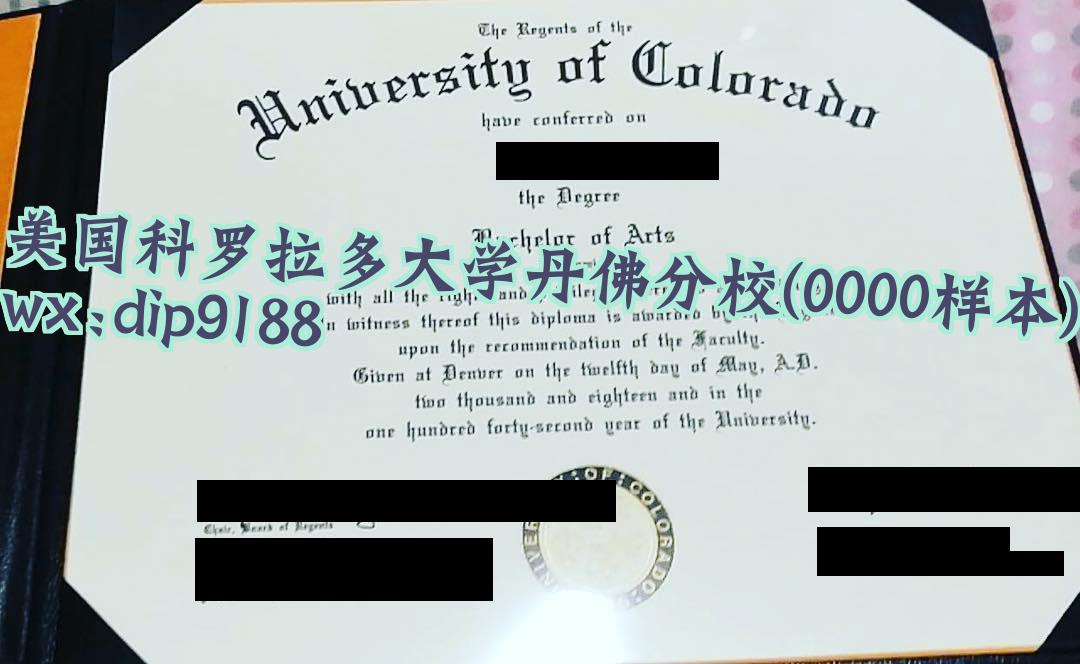 美国科罗拉多大学丹佛分校学历0000毕业证样本图
