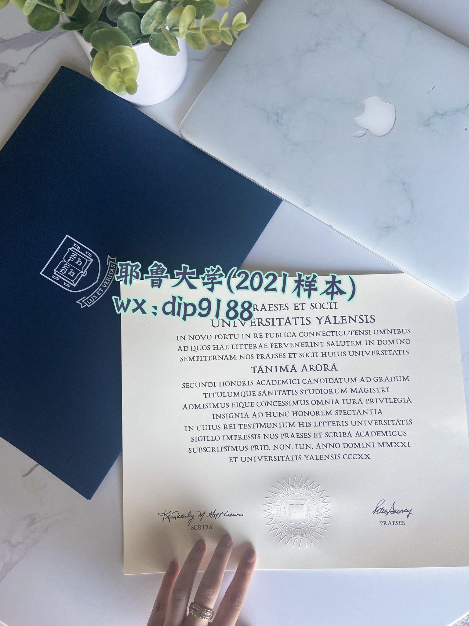 耶鲁大学学历2021毕业证样本图