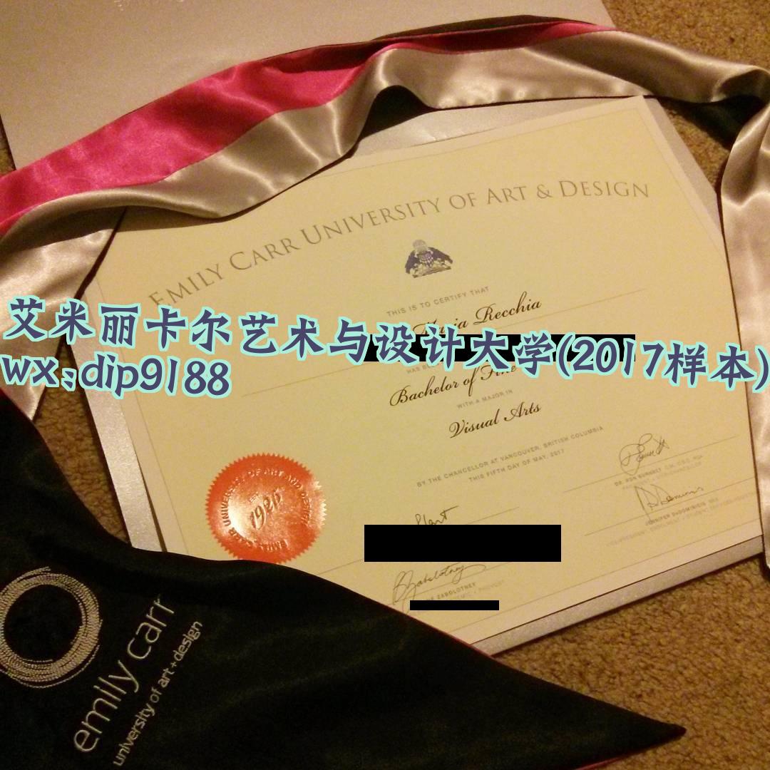艾米丽卡尔艺术与设计大学学历2017毕业证样本图