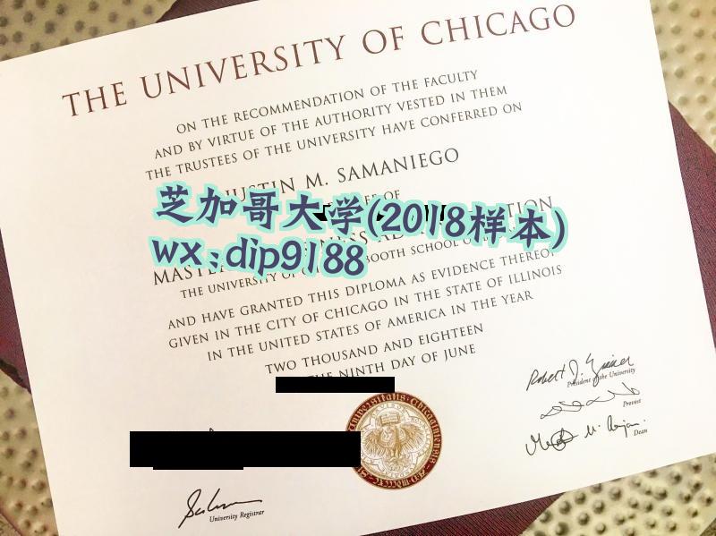 芝加哥大学学历2018毕业证样本图