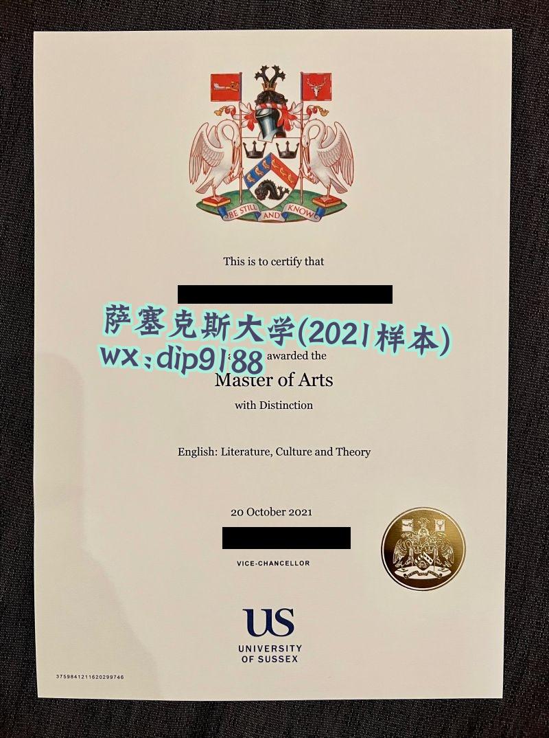 萨塞克斯大学学历2021毕业证样本图