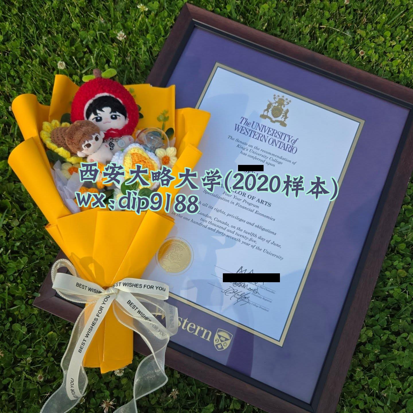 西安大略大学学历2020毕业证样本图