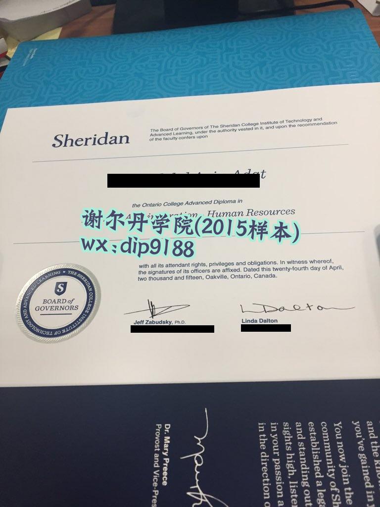 谢尔丹学院学历2015毕业证样本图
