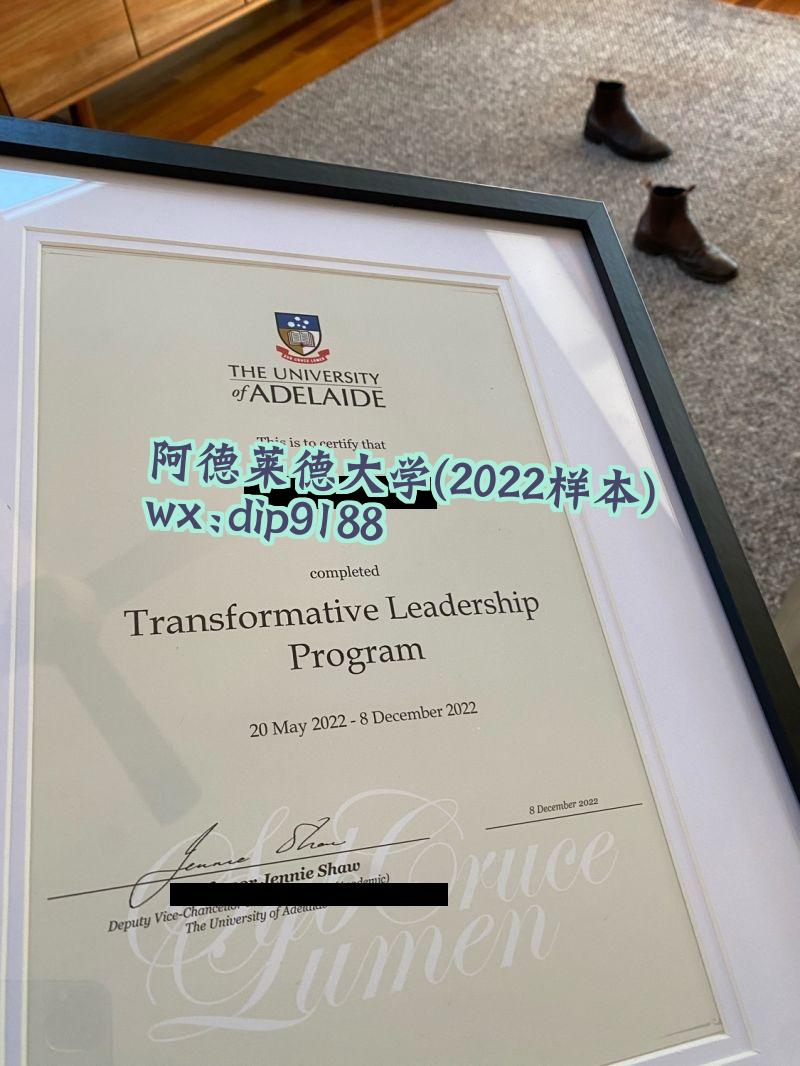 阿德莱德大学学历2022毕业证样本图