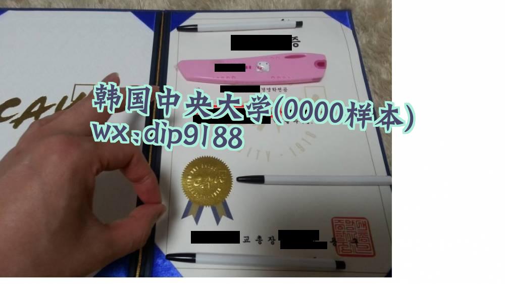 韩国中央大学学历0000毕业证样本图