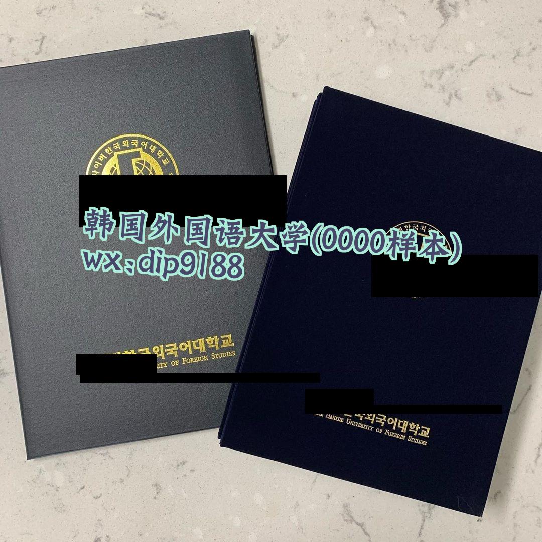 韩国外国语大学学历0000毕业证样本图