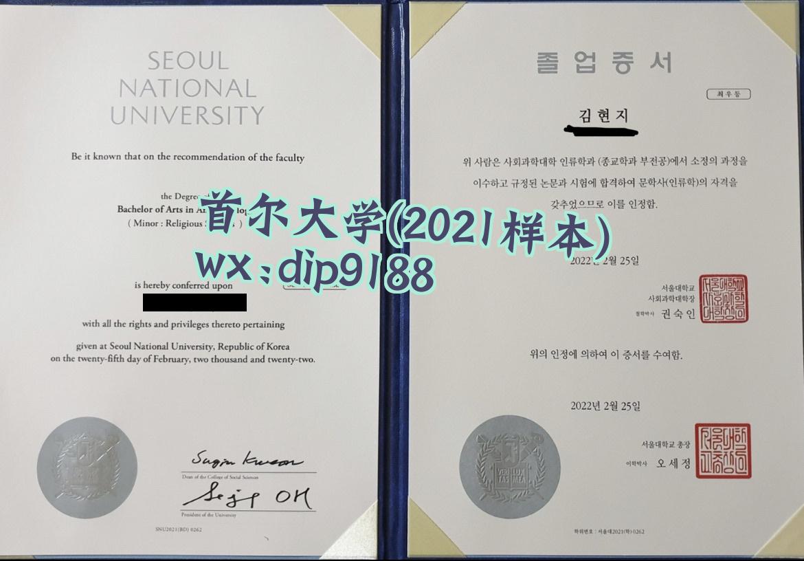 首尔大学学历2021毕业证样本图