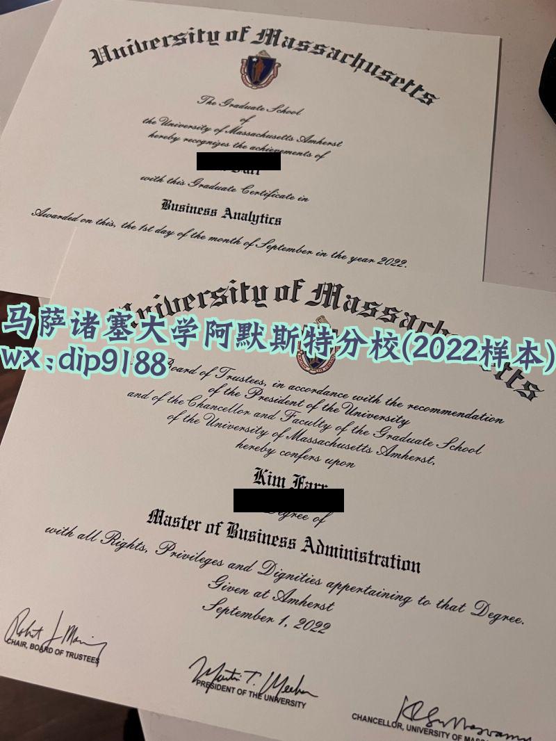 马萨诸塞大学阿默斯特分校学历2022毕业证样本图