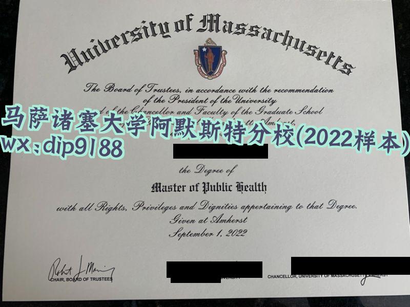马萨诸塞大学阿默斯特分校学历2022毕业证样本图