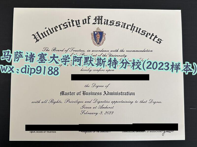 马萨诸塞大学阿默斯特分校学历2023毕业证样本图