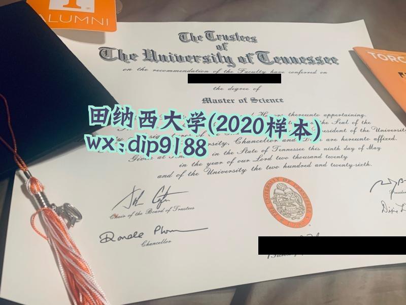 田纳西大学学历2020毕业证样本图