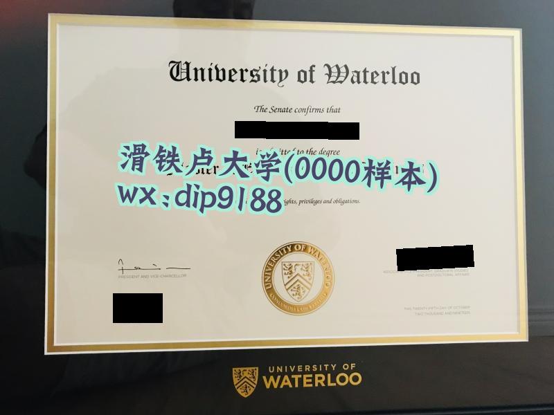 滑铁卢大学学历0000毕业证样本图