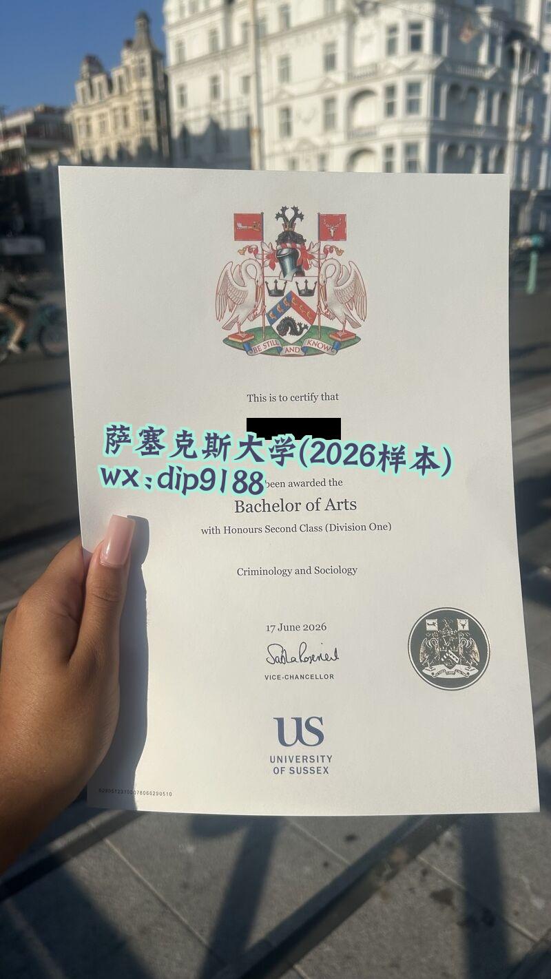 萨塞克斯大学学历2026毕业证样本图
