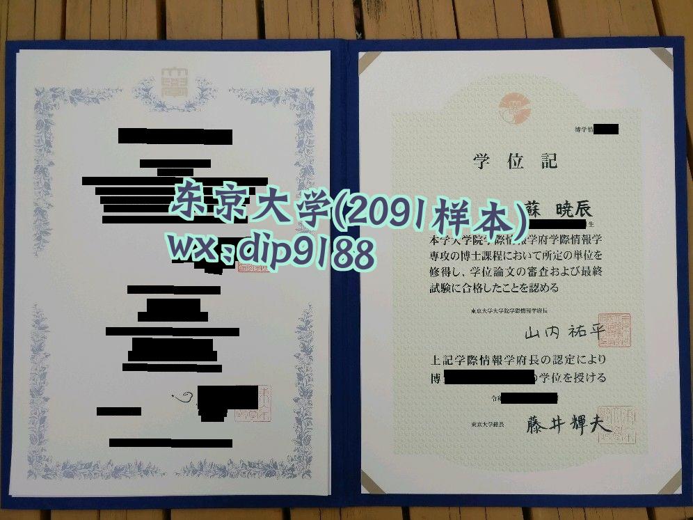 东京大学学历2091毕业证样本图片