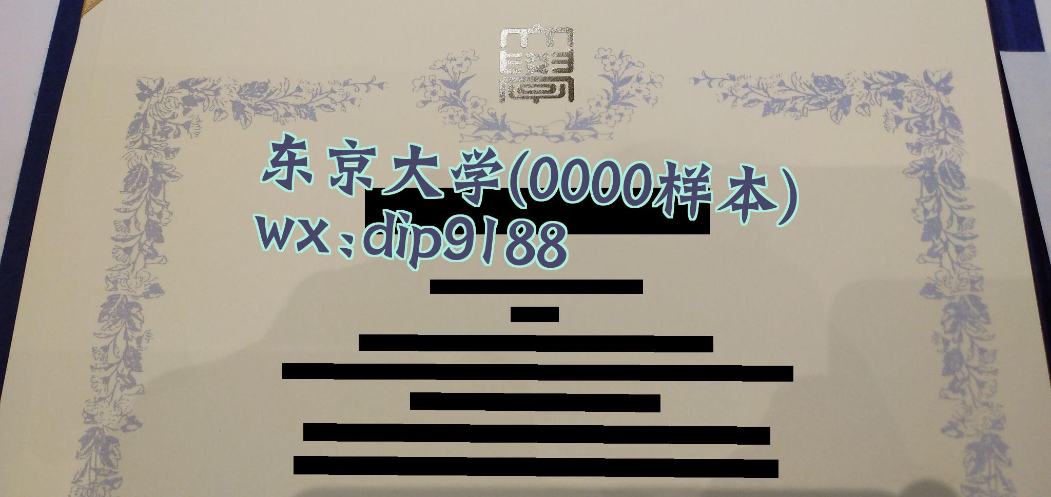 东京大学学历0000毕业证样本图片
