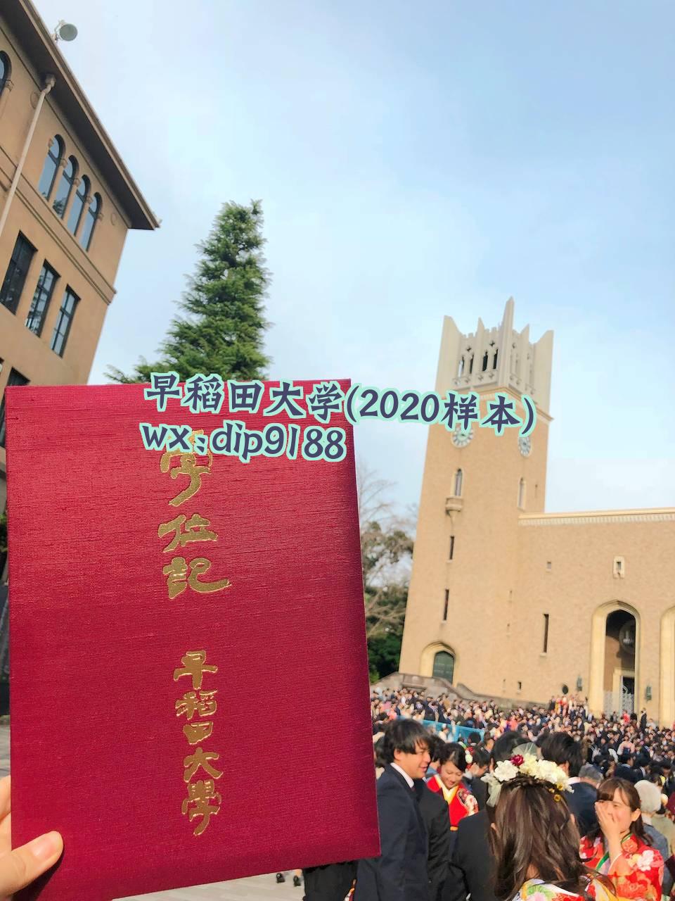 早稻田大学学历2020毕业证样本图